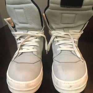 Rick Owens - Geobasket high /color light gray / size 42